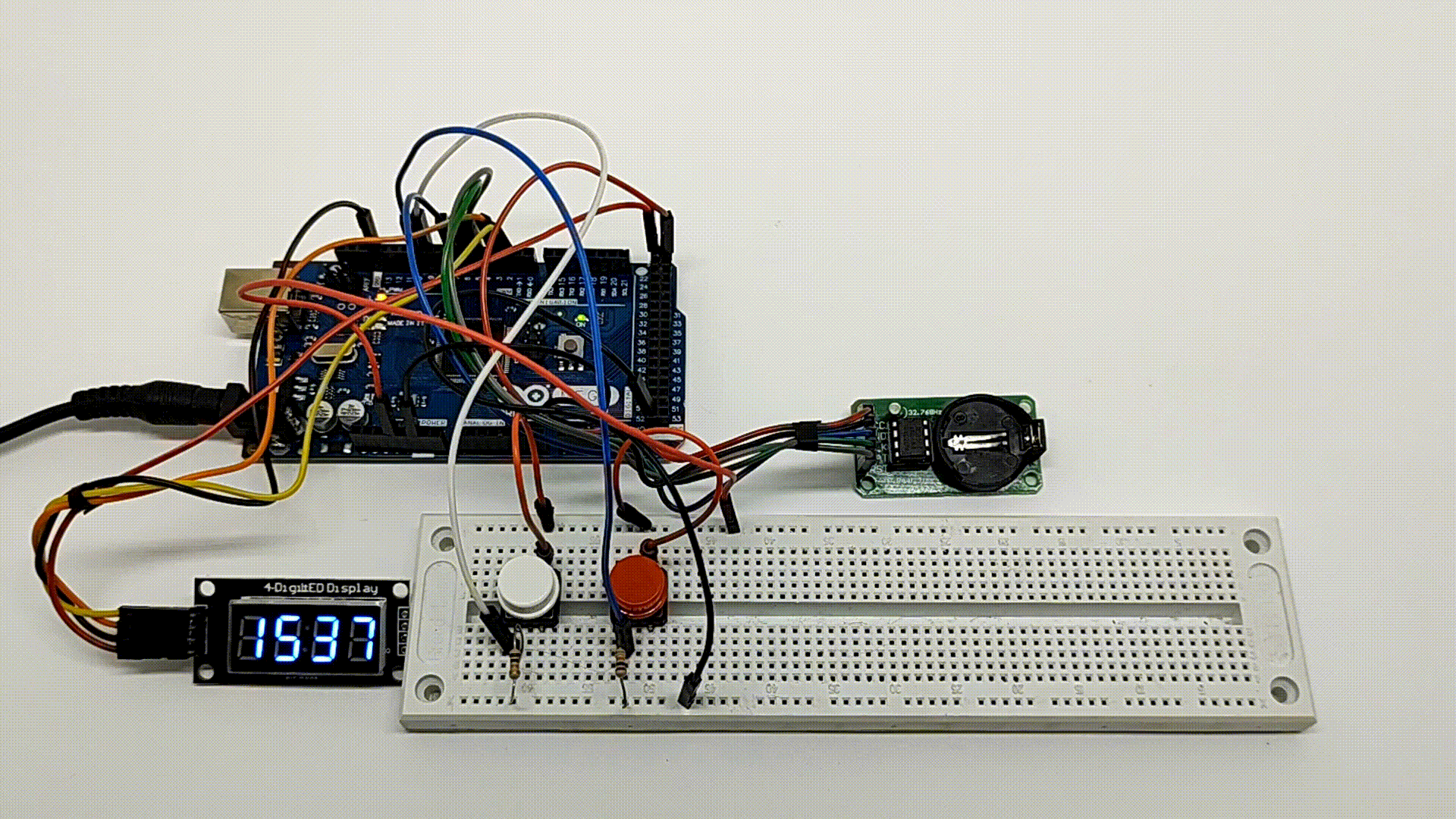Módulo Display Clock TM167